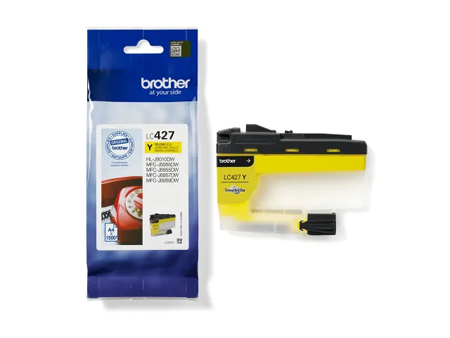 Inktcartridge Brother LC-427Y geel
