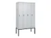 locker voor scheiding van kleding,HxBxD 2120x1200x500mm,4vak
