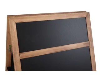 Europel Krijtstoepbord met Topbord 660 x 1280 mm DELUX Natural - 10