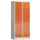 lockerkast,HxBxD 1800x800x500mm,2x5vakken,cil.-slot,romp RAL7035