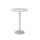 statafel,HxØ 1116x800mm,rond,schotelvoet zilverkleurig,ronde buis