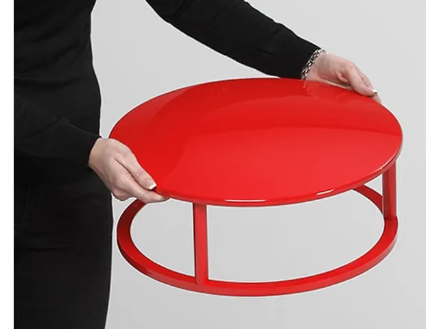 overkapping,v. Staande asbak,kunststof,RAL3020