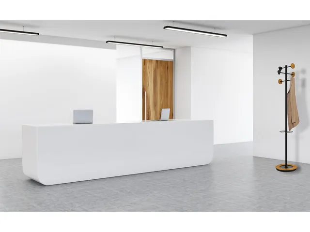 Kapstok Unilux Bora staand bamboe zwart