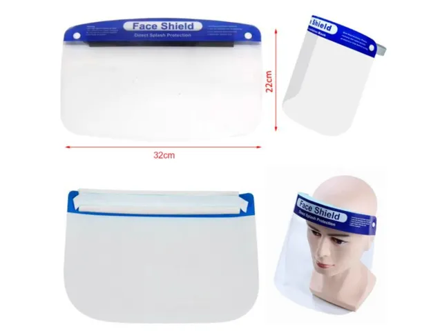 Beschermend vizier 32x19,5cm