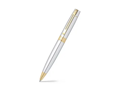 Balpen SHEAFFER 300 E9342 Bright chrome gold tone