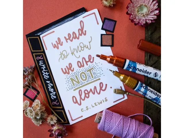 Metallic marker Schneider Paint-It 010 0.8mm rood metallic