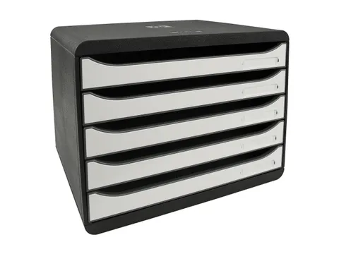 Ladenblok A4+ 4 Laden BIG BOX PLUS HORIZON Glossy zwart/wit gl