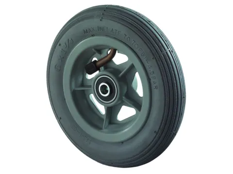 wiel,draagverm. 60kg,lucht m. groefprofiel,ØxB 150x30mm,kogellager