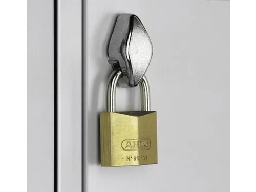 lockerkast,HxBxD 1800x1480x500mm,5x2vak.,romp RAL7021,front RAL3003