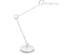 Professionele design bureaulamp CEP Giant wit extra langearm 11W LED