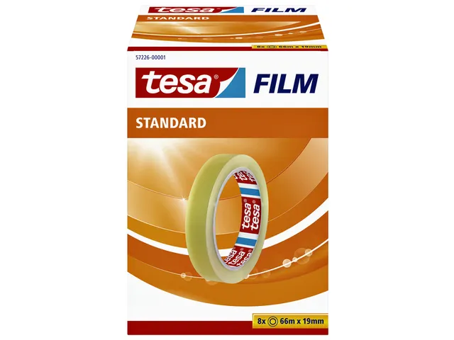 Plakband Tesa film standaard 19mmx66m