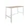 Domino Basic statafel 120x80cm 110cm Robson Eik 25mm Wit