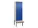 locker voor scheiding van kleding,HxBxD 2120x600x815mm,2vak