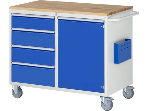 gereedschapswagen,HxBxD 975x1145x650mm,beukblad,draagverm. 450kg