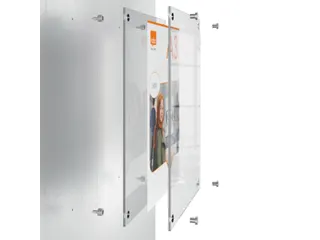Infobord Nobo Premium Plus A5 acryl wand - 4