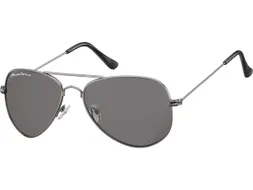 Zonnebril Montana met smoke glas staalkleurig