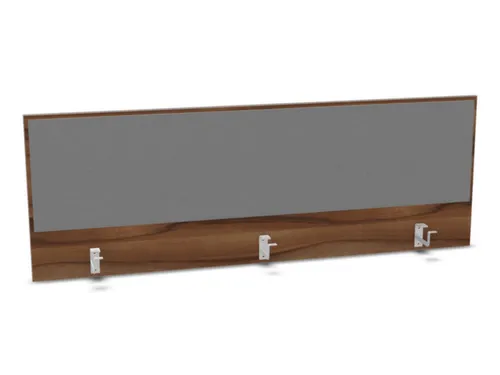 opzetpaneel bureau aanbouw achter NP-tiepolo nut BN8078-grijs 1600mm