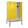 locker met bank,HxBxD 2120x1200x815mm,3vak,vak B 400mm,cilinderslot