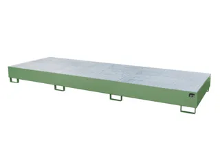 opvangbak,v. 3xIBC,opvangvol. 1000l,HxBxD 340x3850x1300mm,m. rooster - 2