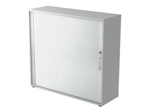 jaloeziedeurkast,HxBxD 1100x1200x400mm,2xhouten vloer,3 OH,romp grijs