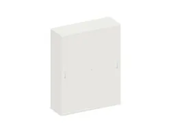 schuifdeurkast,HxBxD 1540x1200x430mm,decor romp wit,decor front wit
