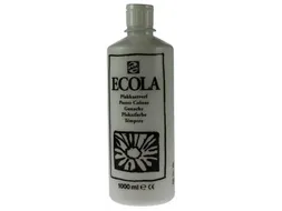 Plakkaatverf Ecola Flacon van 1000 ml Wit