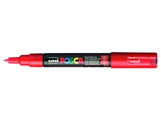 Verfstift Posca PC1MC Extra Fijne punt 0,7-1,0mm rood - 1