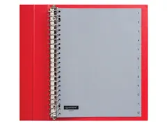 Tabbladen Quantore A4 23-Gaats 1-12 Genummerd Grijs Pp