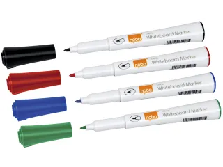 Viltstift Nobo Whiteboard Glide Rond Assorti 1mm Blister à 4st - 3