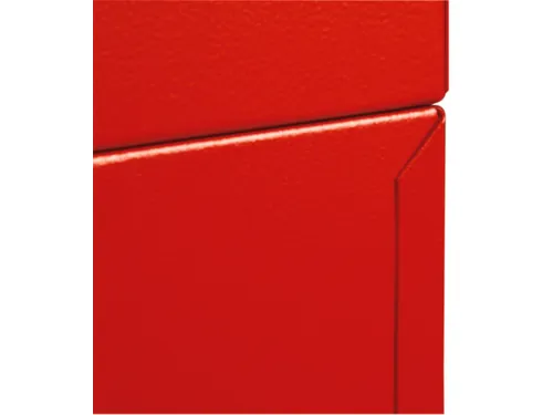 Afvalverzamelaar Vuurremmend 65 Liter 970X405X380Mm Binnenbak Rood