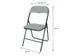 Chaise pliante BRASQ FC100 gris-noir