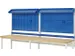 opbouwelement,v. werkbank,HxBxD 1130x3000x350mm,draagverm. 100kg,staal