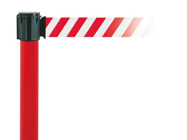 Support Sangle Signalisation Poteau Alu Hxø 985X60Mm Pied Ø 330Mm R