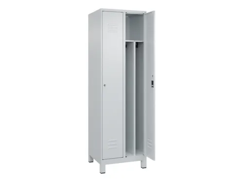 locker voor scheiding van kleding,HxBxD 1950x600x500mm,2vak