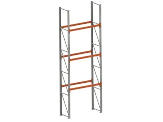 palletstelling,grondveld,HxBxD 5500x1825x800mm,2xtraversen - 2