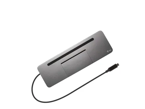 i-tec USB-C Metal Ergonomic 4K 3x Display Docking Station
