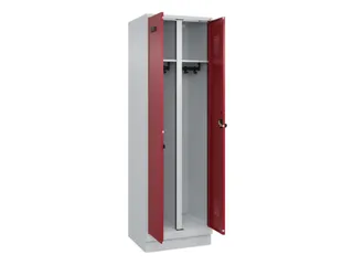 locker voor scheiding van kleding,HxBxD 1950x600x500mm,2vak - 1