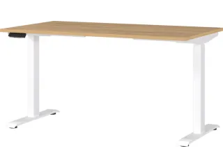 Elektrisch ihv bureau,HxBxD 720-1200x1400x800mm,blad Grandson-eiken - 1