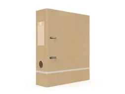 Ordner Oxford Touareg A4 80mm karton naturel/wit