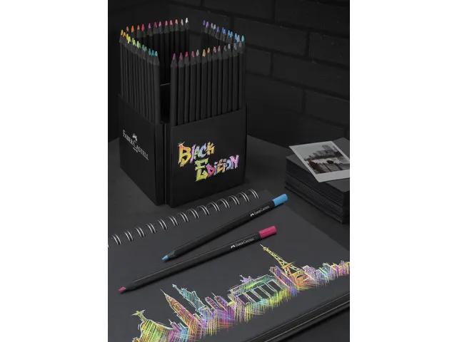 Kleurpotlood Black Edition 50 stuks in karton etui