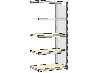 magazijnstelling,aanbouwveld,HxBxD 2000x1005x426mm,vakl. 250kg - 1
