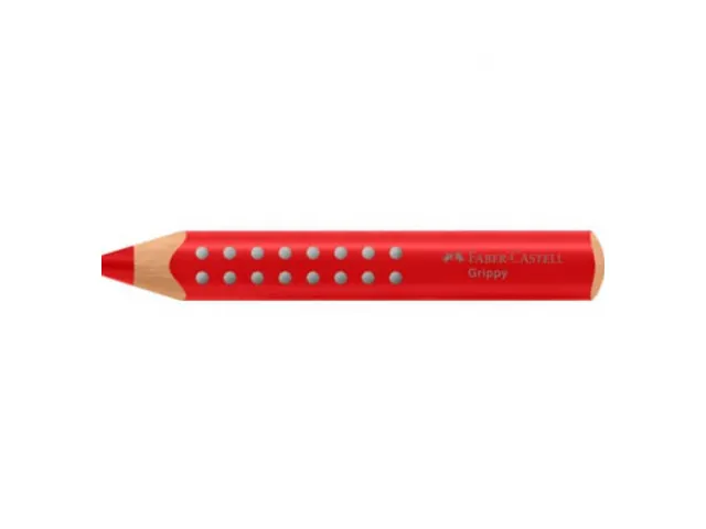 Kleurpotlood Faber-Castell Grippy XXL Jumbo Aardbeienrood