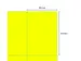 Etiket Rillprint 105x148mm fluorgeel 400 etiketten