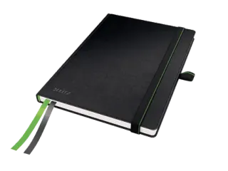 Notitieboek Leitz Complete hardcover A5 gelinieerd zwart - 7