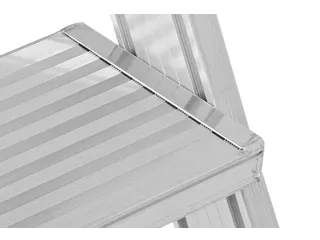 bordestrap,bordes H 1,46m,6treden,aluminium,wielen - 3