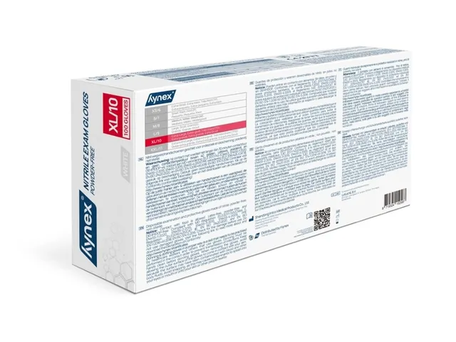 Handschoen Comfort nitril maat XL blauw poedervrij 100 stuks