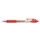 Gelschrijver Quantore Grip met drukknop 0.7mm Rood