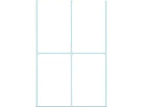 HERMA 2490 Universele etiketten 52x82mm Wit 128 stuks