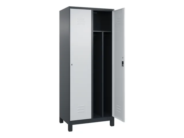 locker voor scheiding van kleding,HxBxD 1950x800x500mm,2vak
