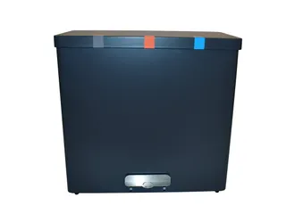 Brandveilige Pedaalemmer Recyclokick 3 Grafietgrijs 3x 34 liter